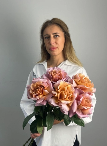 Букет &laquo;Ванильный закат&raquo; от интернет-магазина цветов в 