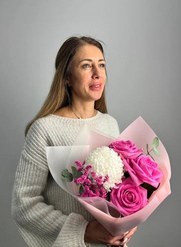 Букет сборный &laquo;Нежное сердце&raquo; от интернет-магазина цветов в 