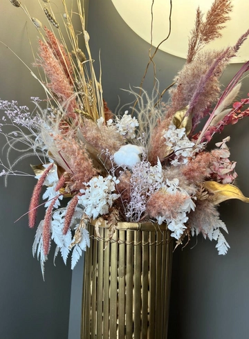 Композиция из сухоцветов &laquo;Бронза&raquo; от интернет-магазина цветов в 