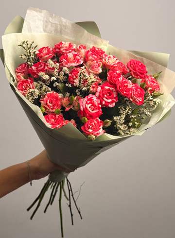 Букет из роз &laquo;Зимний Роман&raquo; от интернет-магазина цветов в 