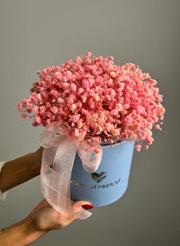 Композиция из гипсофилы «Яркая» от интернет-магазина цветов в 