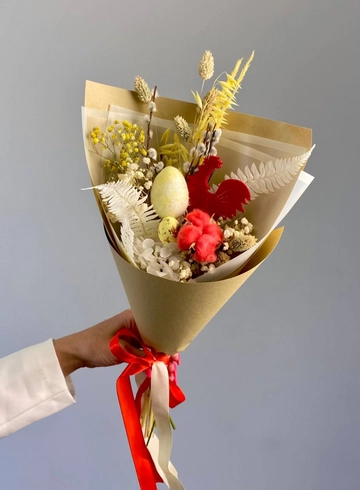 Букет &laquo;Красная горка&raquo; от интернет-магазина цветов в 