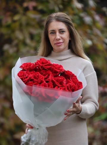 Букет из французских роз от интернет-магазина цветов в 