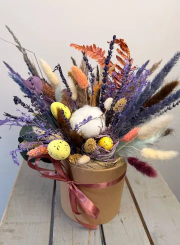 Композиция &laquo;Навстречу Пасхе&raquo; от интернет-магазина цветов в 