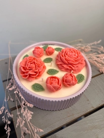 Аромасвеча Цветы в блюде от интернет-магазина «» в 