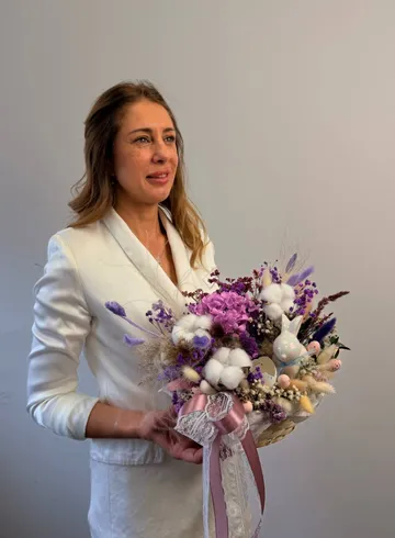 Композиция из сухоцветов &laquo;Смородина&raquo; от интернет-магазина цветов в 