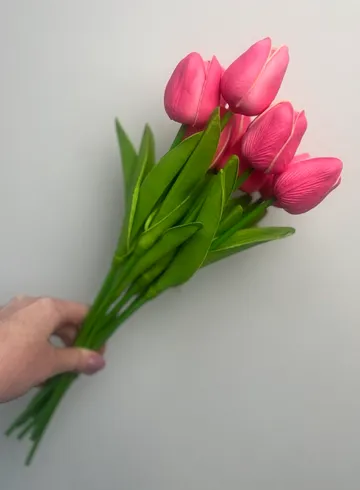 Искусственный тюльпан розовый от интернет-магазина цветов в 