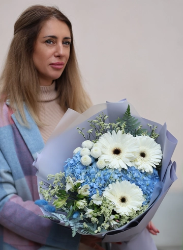 Букет из гербер &laquo;Приятное мгновение&raquo; от интернет-магазина цветов в 