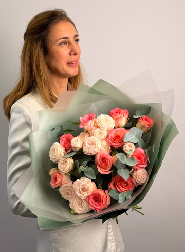Букет из роз &laquo;Милашка&raquo; от интернет-магазина цветов в 