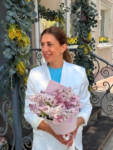 Букет &laquo;Сиреневое счастье&raquo; от интернет-магазина цветов в 