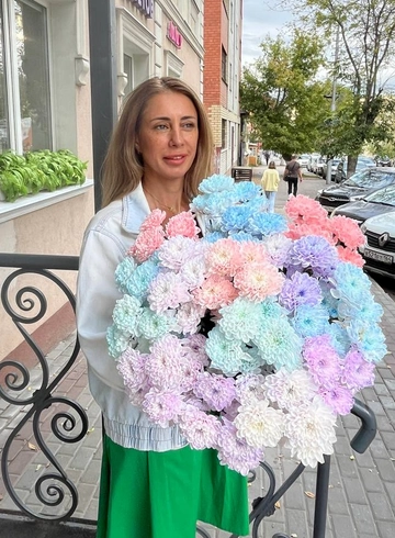 Букет  из хризантем «Нежная мечта» от интернет-магазина цветов в 