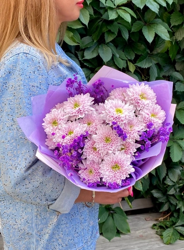 Букет из хризантем «Виола» от интернет-магазина цветов в 