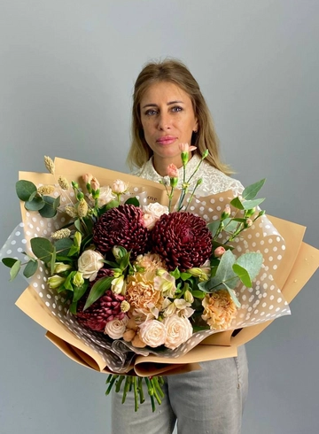 Букет «Ласковый миг» от интернет-магазина цветов в 