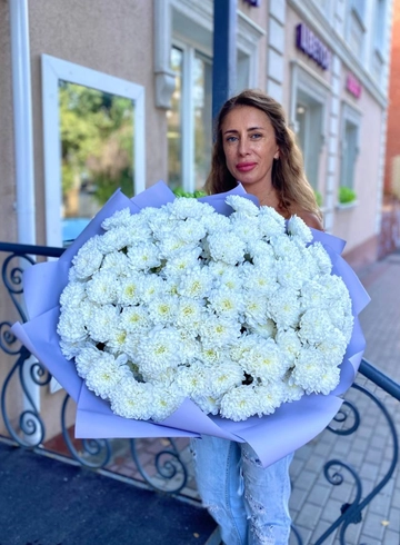 Букет из хризантем &laquo;Интуиция&raquo; от интернет-магазина цветов в 